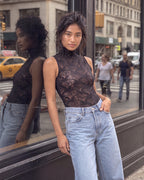 AO Lace High Neck Body