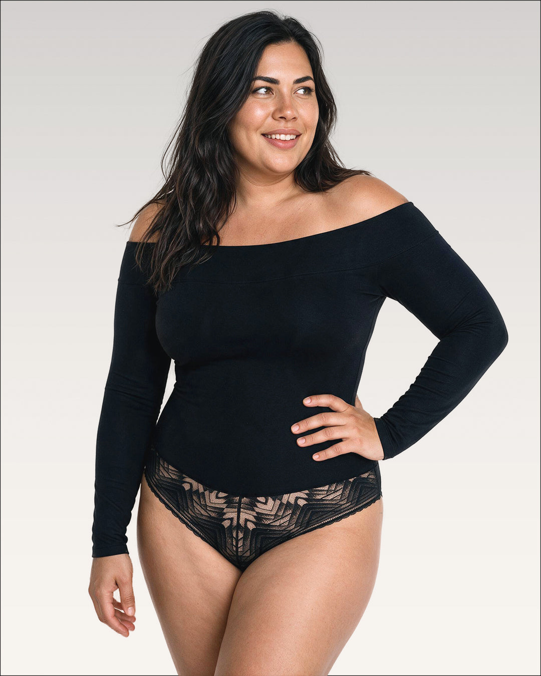 Micro off the shoulder body
