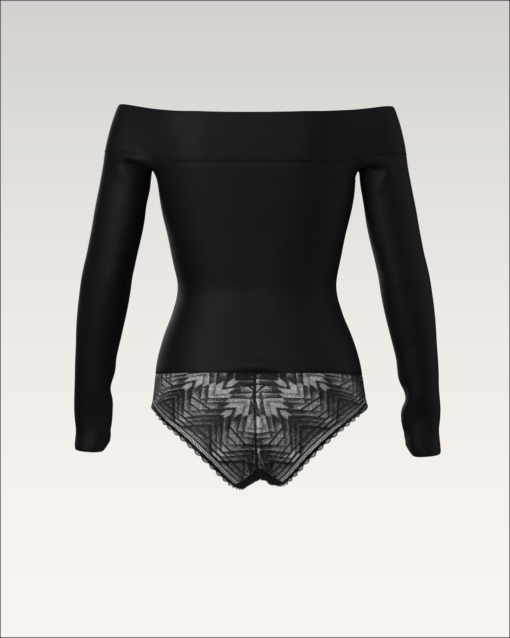 Micro off the shoulder body